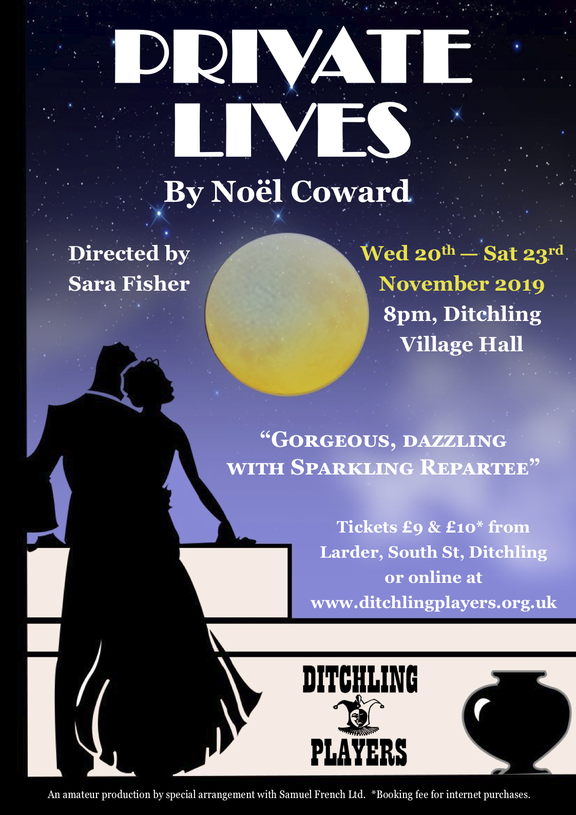 Private Lives by Noel Coward Show Poster